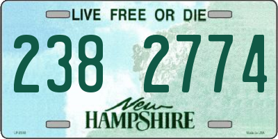 NH license plate 2382774