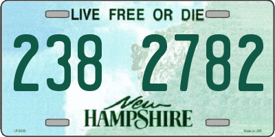 NH license plate 2382782