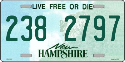 NH license plate 2382797