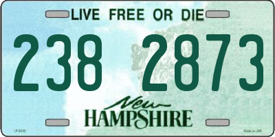 NH license plate 2382873