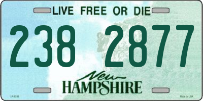 NH license plate 2382877
