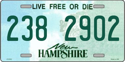 NH license plate 2382902