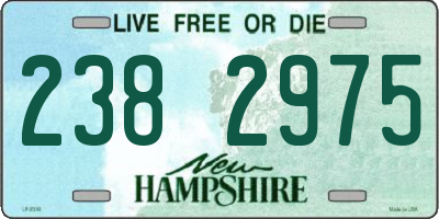 NH license plate 2382975