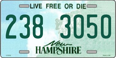 NH license plate 2383050