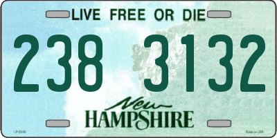 NH license plate 2383132