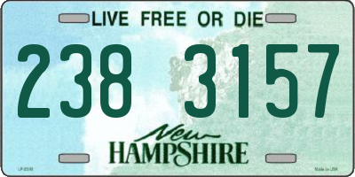NH license plate 2383157