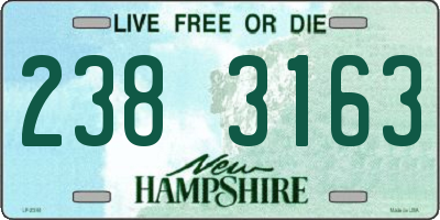 NH license plate 2383163