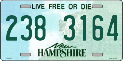NH license plate 2383164