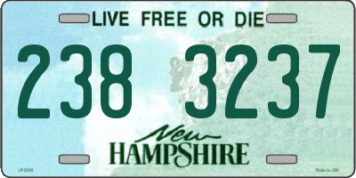NH license plate 2383237
