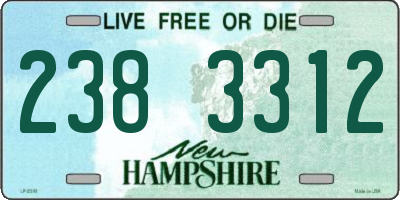 NH license plate 2383312