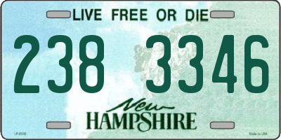 NH license plate 2383346