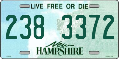 NH license plate 2383372