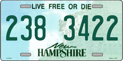 NH license plate 2383422