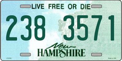 NH license plate 2383571