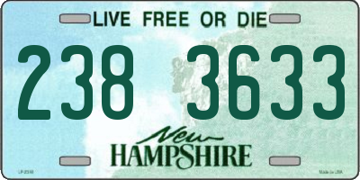NH license plate 2383633