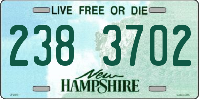 NH license plate 2383702