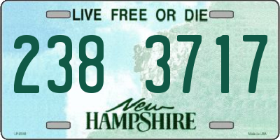 NH license plate 2383717