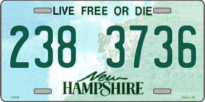NH license plate 2383736
