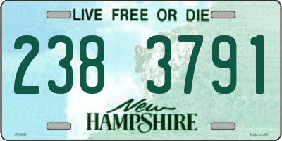 NH license plate 2383791