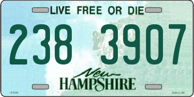 NH license plate 2383907