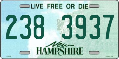 NH license plate 2383937