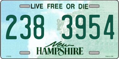 NH license plate 2383954