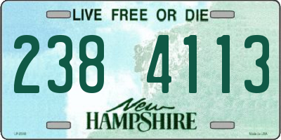 NH license plate 2384113