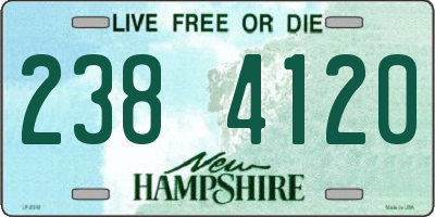 NH license plate 2384120