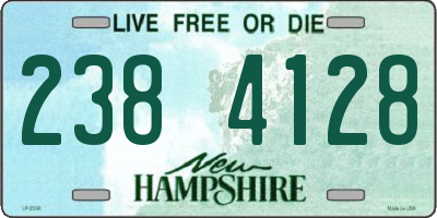 NH license plate 2384128