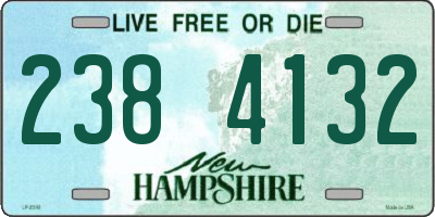 NH license plate 2384132