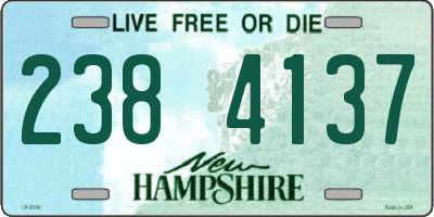 NH license plate 2384137