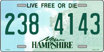 NH license plate 2384143