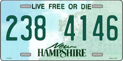 NH license plate 2384146