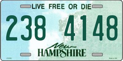 NH license plate 2384148