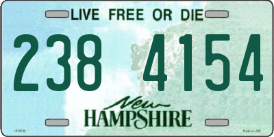 NH license plate 2384154