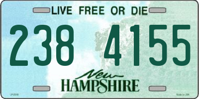 NH license plate 2384155