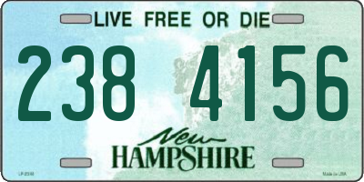 NH license plate 2384156