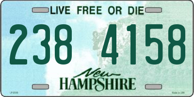 NH license plate 2384158