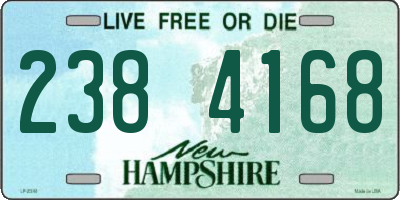 NH license plate 2384168