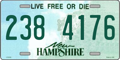 NH license plate 2384176