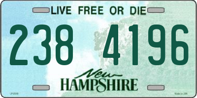 NH license plate 2384196