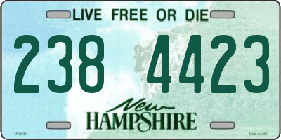 NH license plate 2384423