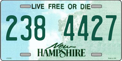 NH license plate 2384427