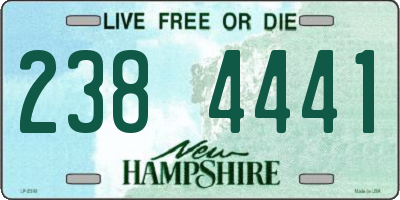 NH license plate 2384441