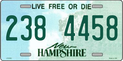 NH license plate 2384458
