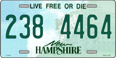 NH license plate 2384464