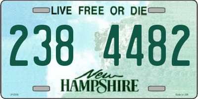 NH license plate 2384482