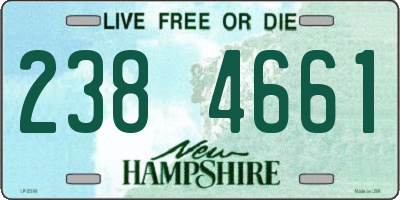 NH license plate 2384661