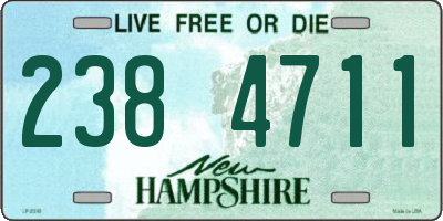 NH license plate 2384711