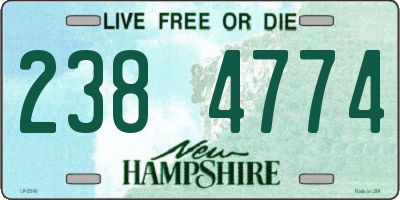 NH license plate 2384774
